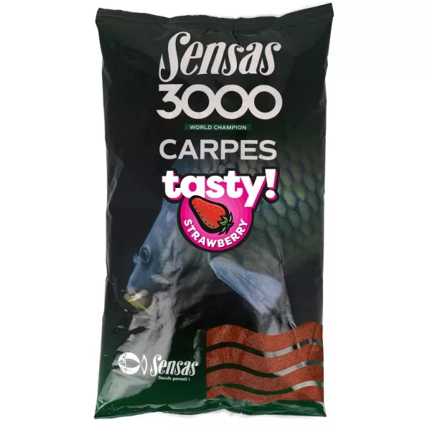 Sensas 3000 Karp Smakowita Truskawka Zanęta 1kg