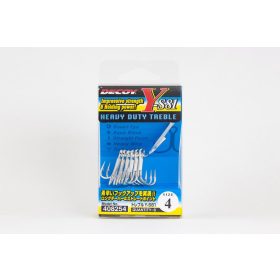   Decoy Y-S81 Super Heavy Duty #8 Kotwiczka z oczkiem i zadziorem 6szt