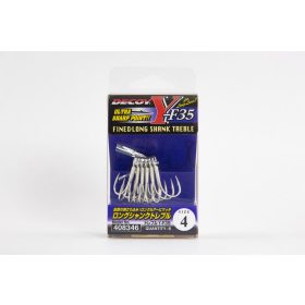   Decoy Y-F35 Long Shank #2 Microbarb Kotwiczka z Oczkiem i Zadziorem 4szt.