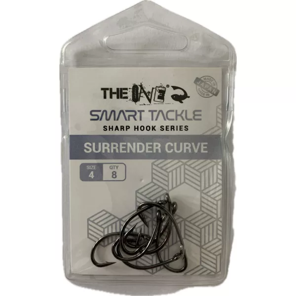 The One Surrender Curve Black Nickel Hak #4 8szt/opakowanie