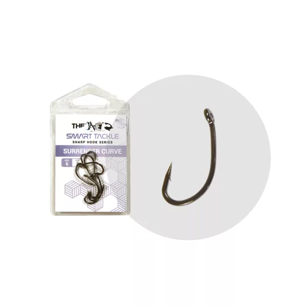 The One Surrender Curve Black Nickel Hak #6 8szt/opakowanie