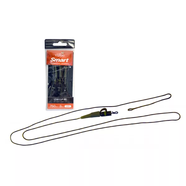 Carp Expert Smart 75cm Zielony Gotowy Leadcore Montaż Z szybkozłączką 3szt
