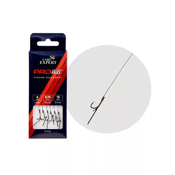 Carp Expert Pro Method Feeder Przypon z kolcem na przynęty 10 6 szt.