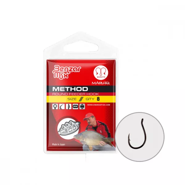 Maruto 4626 12 Benzar Round Feeder Haczyk 8Db/Cs