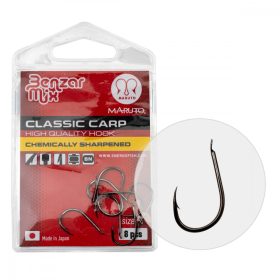   HACZYK BENZÁR CLASSIC CARP 2 6 SZT./OP. - Haczyk feederowy - Haczyk z zadziorem, Haczyk z łopatką