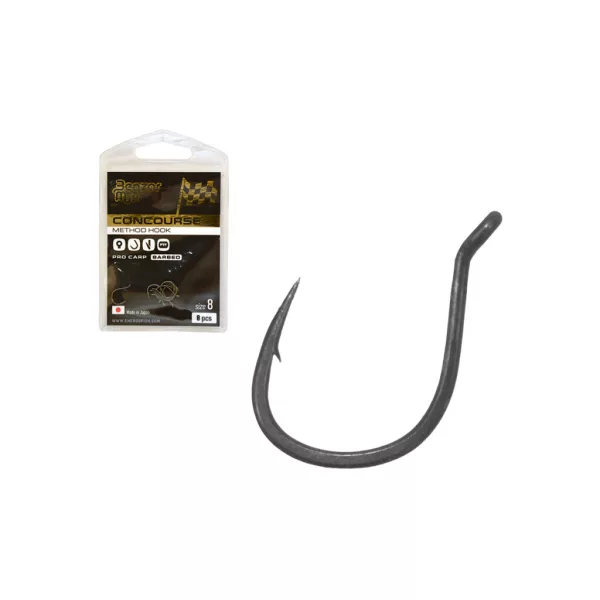 Benzár Mix Concourse Pro Carp 8 Haczyk Karpowy z Oczkiem, z Zadziorami 8szt