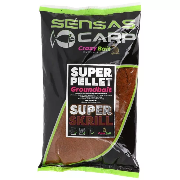 Sensas Super Pellet Super Kryl Zanęta 1kg