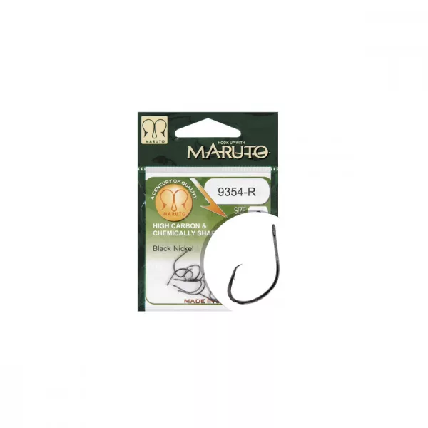 Maruto Hak 9354-R Hosoji-Mutsu Zagięty do tyłu Hc Kuty Z oczkiem Czarny Nikiel 10