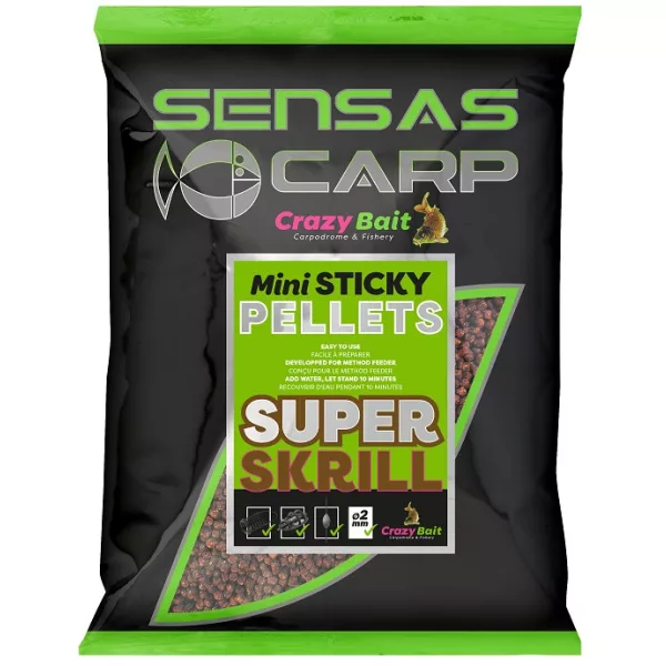 Sensas Pellet Mini Sticky Super Krill Pellet Zanętowy 700gr