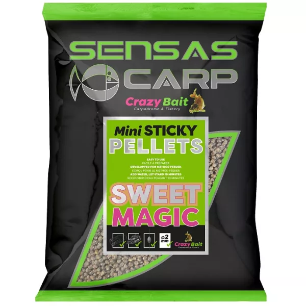Sensas Pellet Mini Sticky Słodka Magia Pellet Zanętowy 700gr