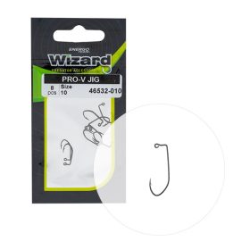   Wizard Pro-V Jig Z uszkiem i zadziorem 3/0 Hak spinningowy offsetowy