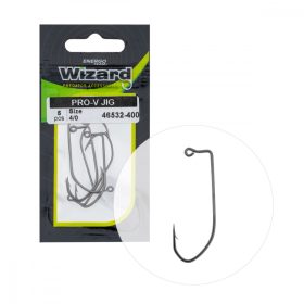   Wizard Pro-V Jig Z uszkiem i zadziorem 4/0 Hak spinningowy offsetowy