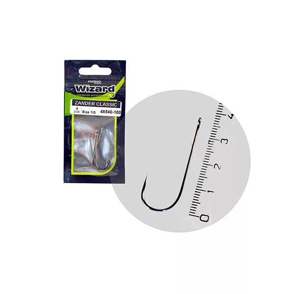 Wizard Zander Classic Pro Hak z Oczkiem i Zadziorami 5/0 do Sandacza