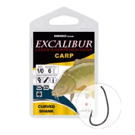 Excalibur Haczyk Carp Curved Shank Bn 1/0