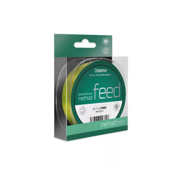 Delphin METHOD FEED 200m/sárga 0,14mm 4lbs