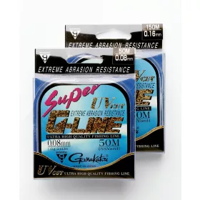 Gamakatsu Super G-line 50m 0.08mm Przypon monofilowy-Zielony