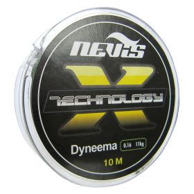 Nevis Technology 10m 0.16mm Plecionka na przypon-Szary