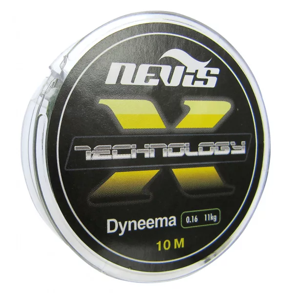 Nevis Technology 10m 0.18mm Plecionka na przypon-Szary