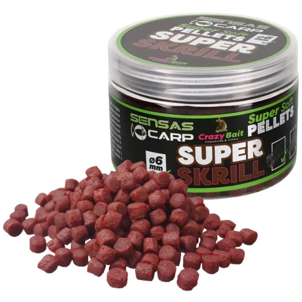Sensas Super Miękka Super Krill 4mm Pellet haczykowy 60gr