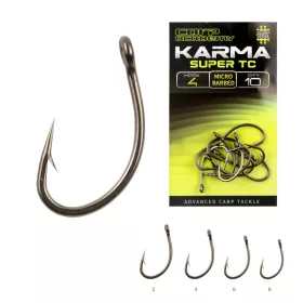 Karma Super TC 6 Haczyk Bojowy z Oczkiem i Zadziorami 10szt.