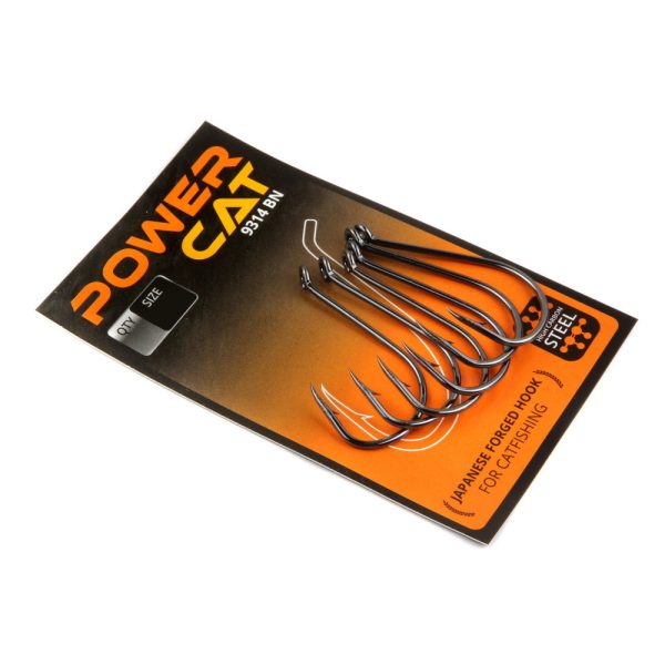 Nevis Haczyk sumowy 9314 Czarny 10/0 5 szt./opakowanie Z oczkiem Z zadziorem Haczyk na ryby drapieżne