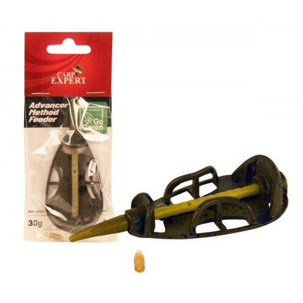 Carp Expert Advancer Method Feeder 30gr Go green Stop Cynku Koszyk Method