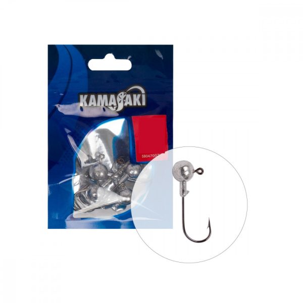Kamasaki Precyzyjna główka jigowa 12gr hak 2/0 4szt/op