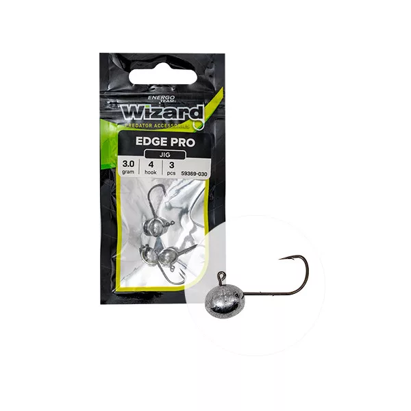 Wizard Główka jigowa EDGE PRO 5G 2 3PCS/BAG Cheburashka