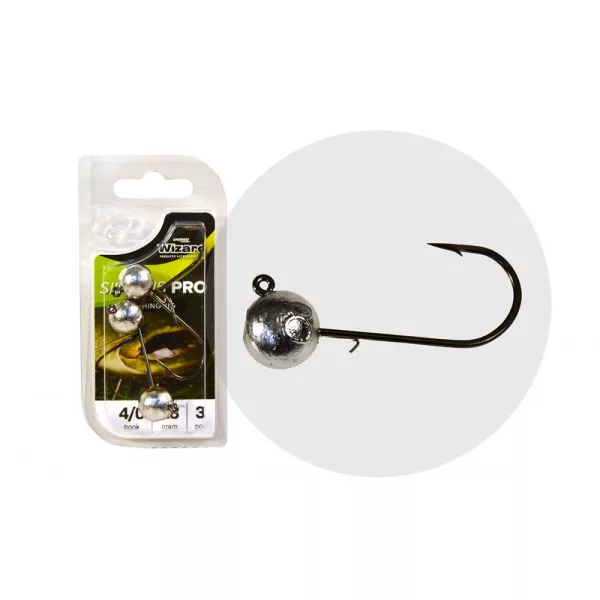 Wizard Silurus Pro 4/0 18gr Główka jigowa 3 szt.