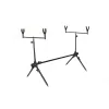 Carp Academy Rod Pod Eco na 2 Wędki 68-105cm