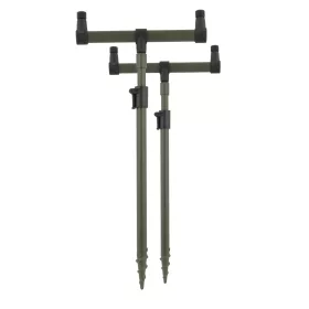   CARP ACADEMY Zestaw uchwytów na wędkę 2-częściowy 25cm głowica+ 40-60cm sztyca Zestaw sztyc