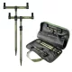 CARP ACADEMY Zestaw uchwytów na wędkę Black Carp 2-częściowy 40-60cm/25cm Zestaw sztyc