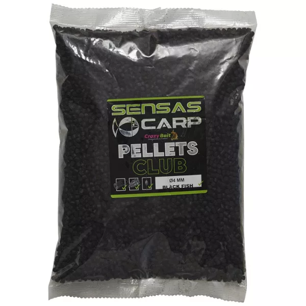 Sensas Black Fish Club Pellets 4mm Pellet zanętowy 1kg