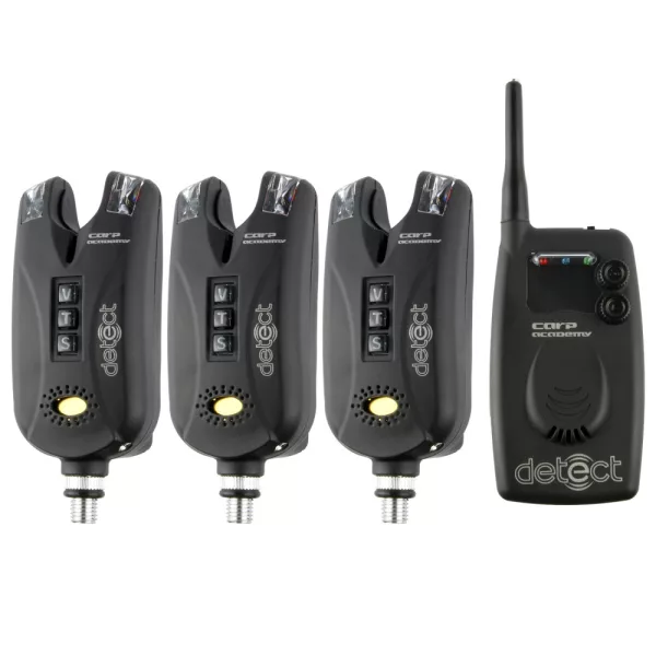 Carp Academy Detect elektryczny sygnalizator brań 3+1 zestaw