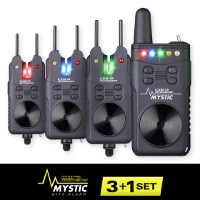   Carp Academy Mystic elektryczny sygnalizator brań 3+1 zestaw