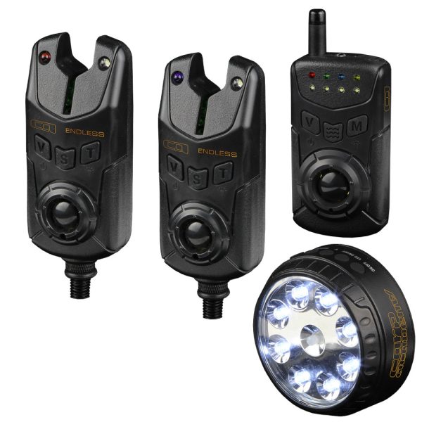 Carp Academy Endless elektroniczny sygnalizator brań 2+1 +lampka namiotowa
