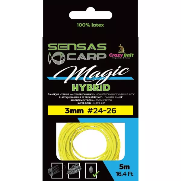 Sensas Magic Hybrid 2mm 5m Gumka Hybrydowa do Tyczki