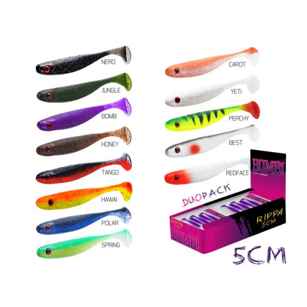 Delphin Rippa Gumowa Rybka Carot 5cm 5szt.