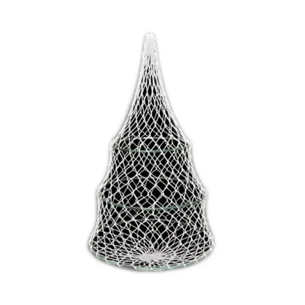 Torba na ryby karpiowe Tiszai 4-ramienna. Biała