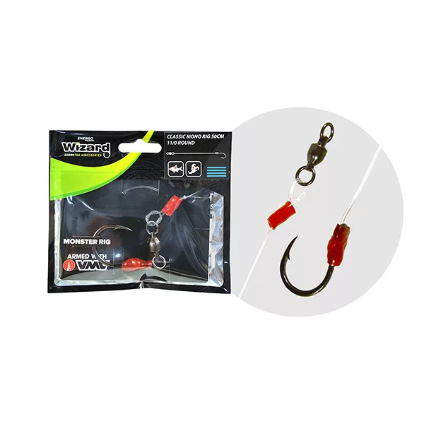 Wizard Monster Classic Mono Rig 9/0 Classic 50cm Przypon sumowy