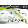 Wizard Monster Surface Livebait Double Mono Rig 6/0+8/0 Specimen 80cm Monofilamentowy przypon z podwójnym haczykiem