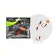 Wizard Monster Surface Livebait Double Mono Rig 7/0+9/0 Round 80cm Monofilamentowy przypon z podwójnym haczykiem