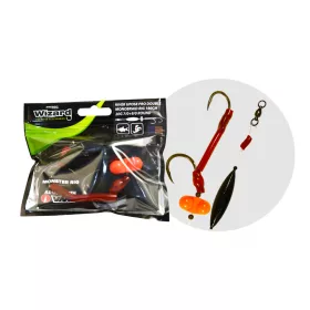   Wizard Monster Rzeczny Upose Pro Podwójny Zestaw Monoplecionkowy 7/0+9/0 20gr Round Przypon Sumowy