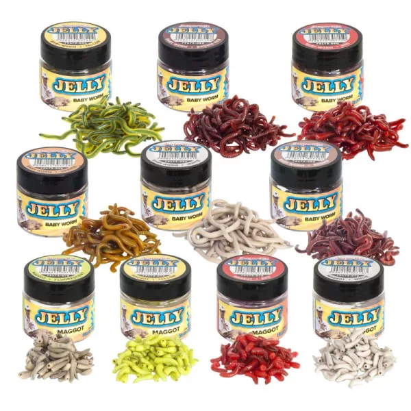 Benzar Jelly Baits Baby Worm Brown