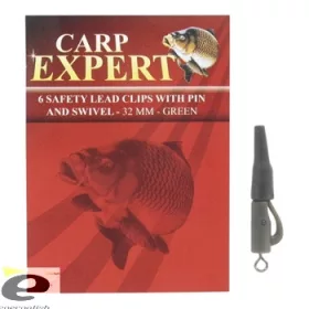 Carp Expert Uchwyt na ołów Bezpieczny, z krętlikiem