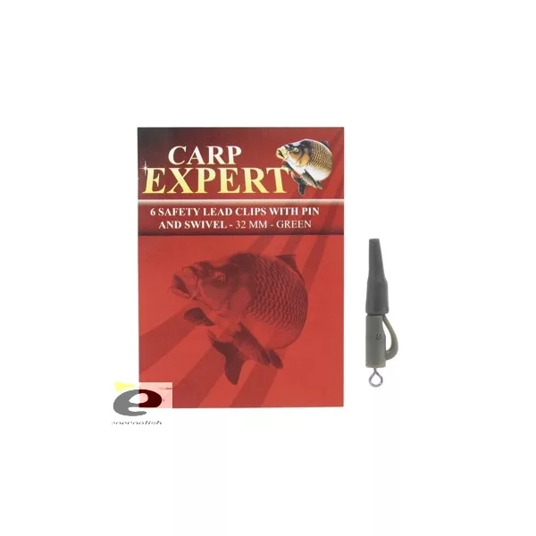 Carp Expert Uchwyt na ołów Bezpieczny, z krętlikiem