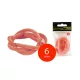 EnergoTeam Gumka do procy Pakowana 6,00x3,00mm 60cm Czerwony