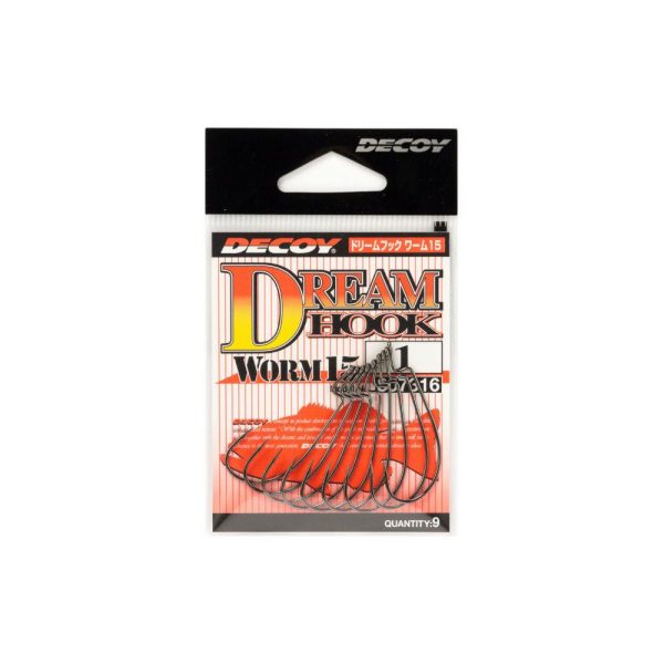 Decoy Worm 15 Dream Hook 2/0 Offset Hak 8szt