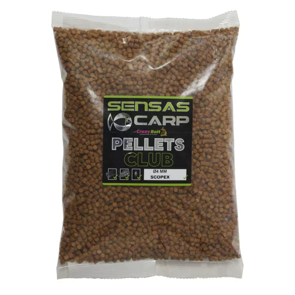 Sensas Pellety Scopex Club Pellet Zanętowy 4mm 10kg