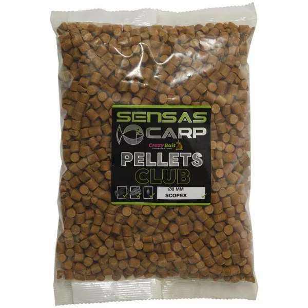 Sensas Pellety Scopex Club 8mm Zanętowe 10kg